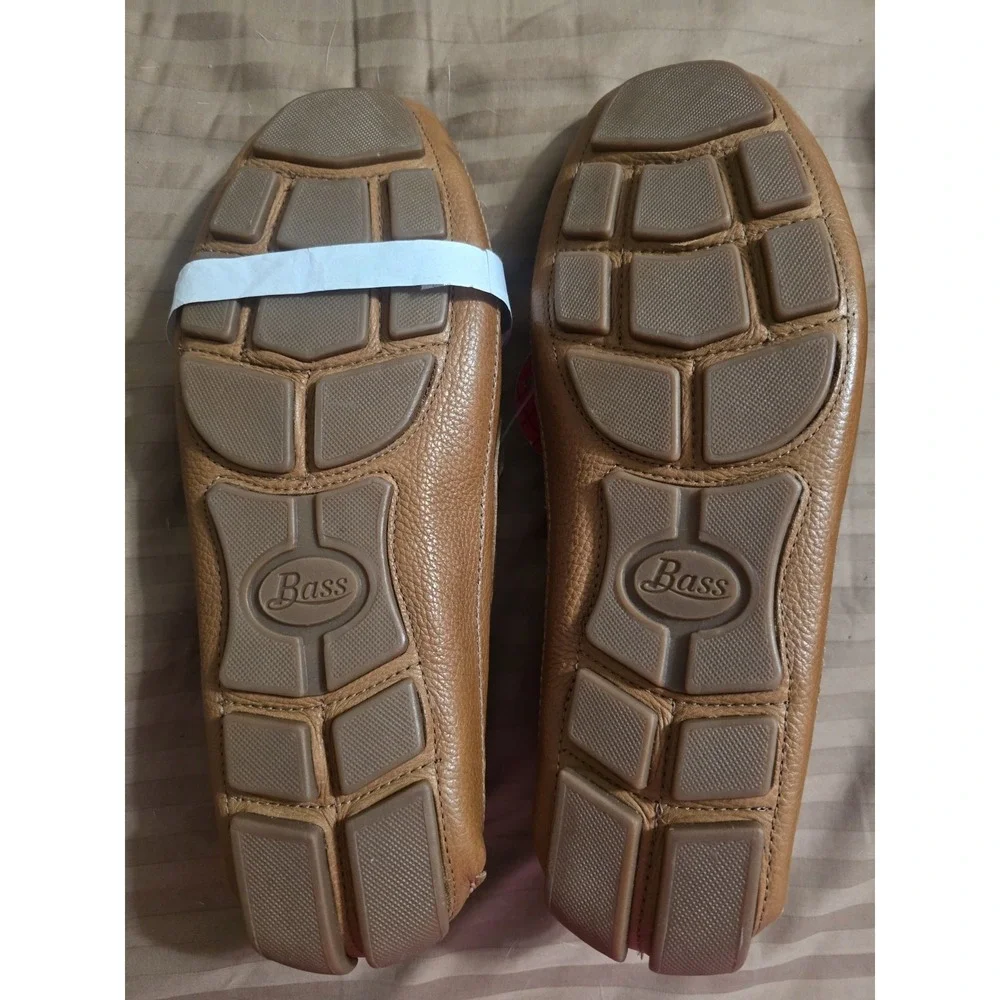 Men's G.H. Bass & Co. Amalfi Driver Leather Loafer Moccasins Brown  Size 9M